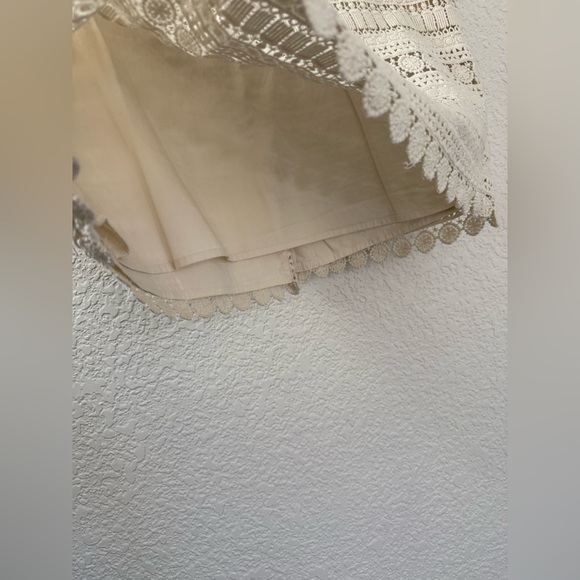 Tommy Hilfiger Cream Crochet Lace Mini Skirt |Preppy Coastal - Picture 13 of 16